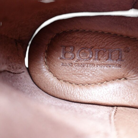NWT Born Kerri Bootie Sz 6.5 Rust Tobacco Distressed Leather Handcrafted Pull On - Picture 8 of 14